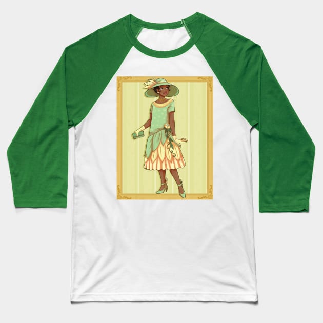 Tiana Baseball T-Shirt by EsmaelJ